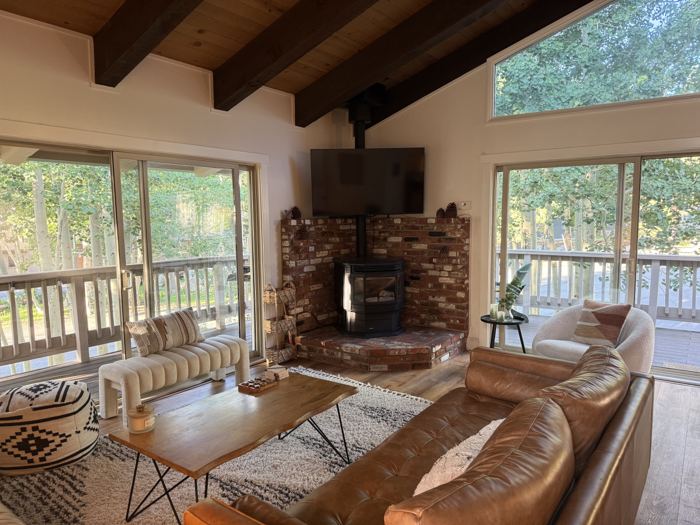 Living room, wide view